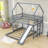 Sceinnker Kids Twin Over Full Bunk Bed-1006164956