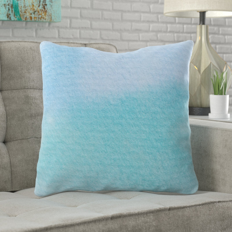 Coussin watercolour Dolores, Microsuède, Intérieur