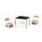 Abingdon Kids 3 Piece Play Or Activity Table and Chair Set