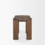 Sohan Dark Brown Elm Wood Oblong Desk
