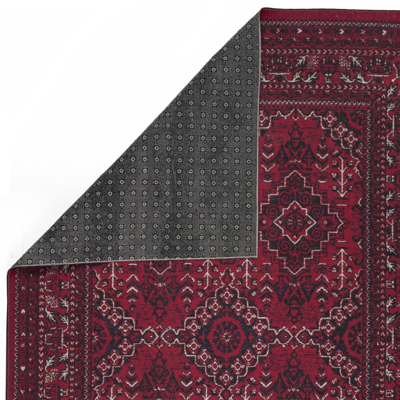 Tapis lavable en machine Bungalow Rose, Tapis de couloir 2 pi 2 po x 6 pi