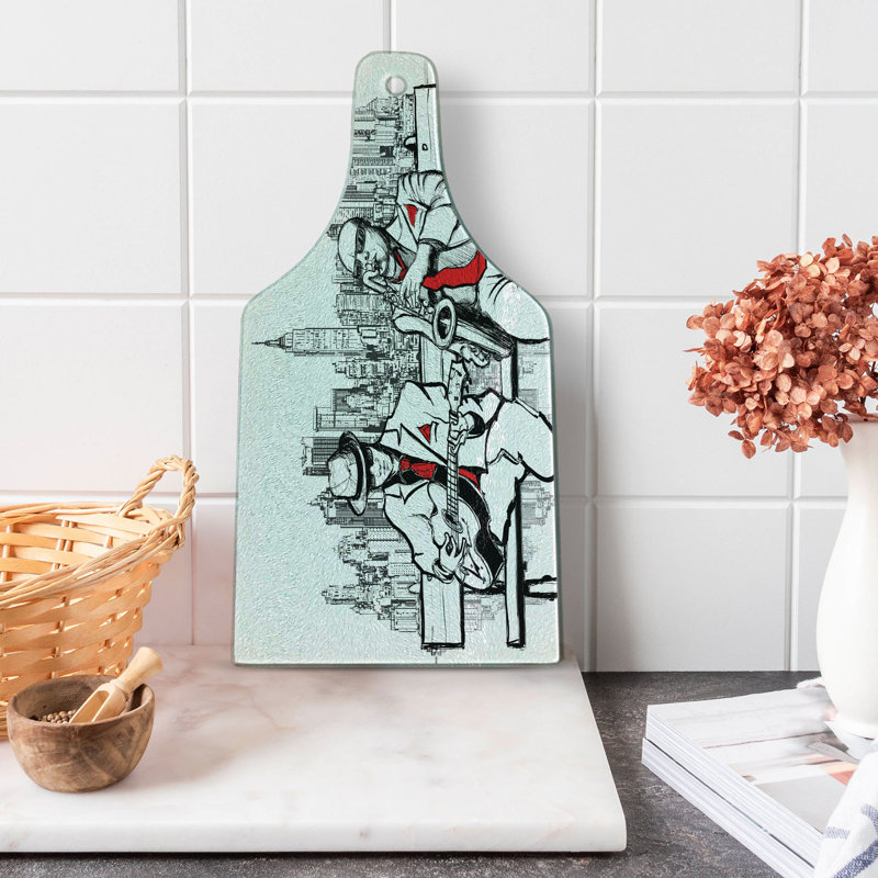 Planche à découper en verre trempé Ambesonne