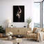 «Dancing Twin chiffres Night Sky», fantaisie, images classiques, impression sur toile encadrée-123501876-123501879