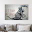 Let Them Eat Crack by Banksy - Wrapped Canvas Print-811837826