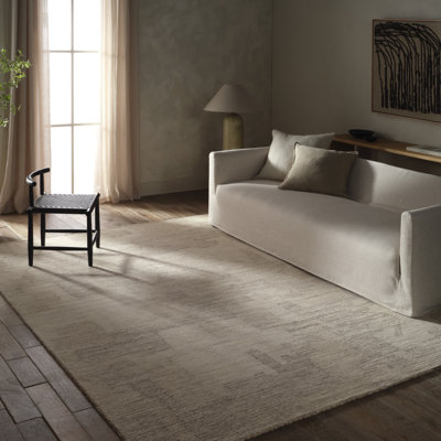 Handtufted Wool Abstract Gray Area Rug