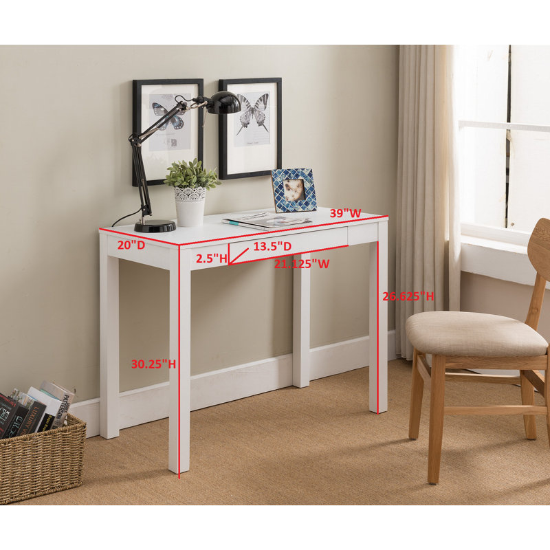 Bureau d'écriture Hernadez, blanc