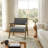 27.56'' W Solid Wood Frame Upholstered Accent Armchair-68413538