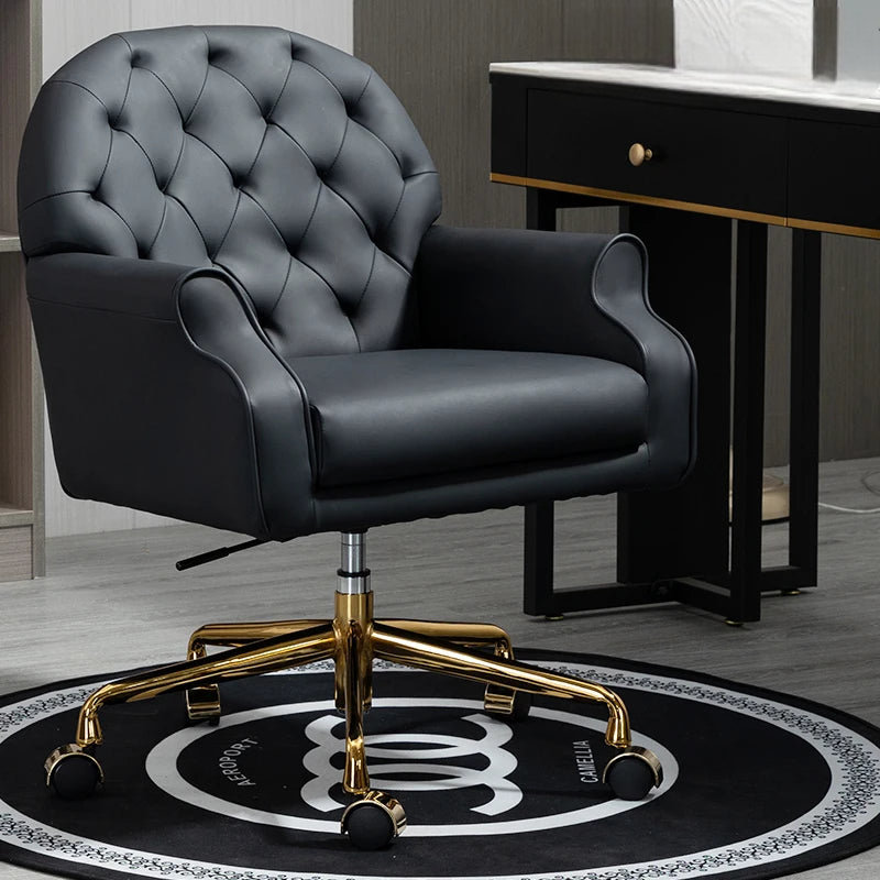 Daughtery Genuine Leather Side Chair