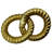 Kimiaki Abstract Rings Chain Figurines & Sculptures Table Decor-552568722