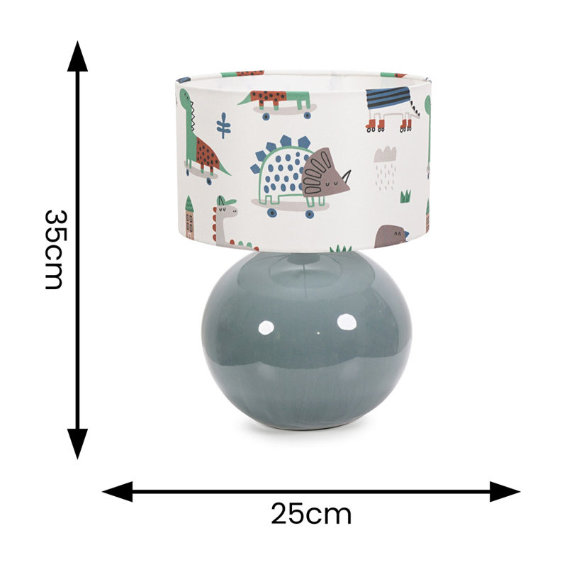 Motes Ceramic Table Lamp, Yes