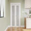Porte pliante 30 po x 80 po 1 verre et noyau solide pour portes de placard avec installation BIFOLD DOOR Idée de trousse de porte intérieure-129973578-94370308-129973577
