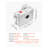 1200W Macerator Pump for Toilet Basement Sink - High Flow 48 GPM Sewage Ejector System with Stainless Steel Blades