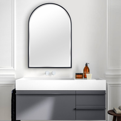 Mcfarren Metal Arch Wall Mirror