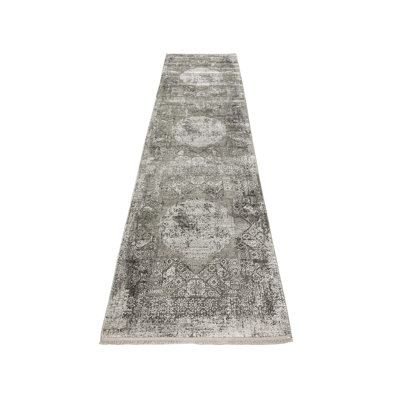 One-of-a-Kind 2'7" X 9'10" New Age Wool Area Rug in