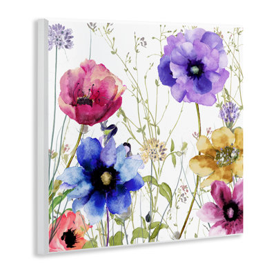 Plaque murale moderne "Spring Garden Flowers", design par Sasha
