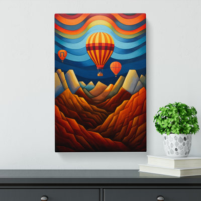 Hot Air Balloon No.2 - Wrapped Canvas