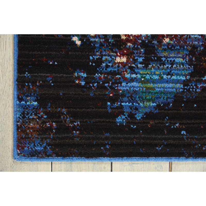 Tapis rouge en laine Ostby, Rectangle 8 pi 6 po x 11 pi 6 po