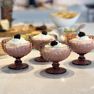 Premium Copper Ice Cream Bowls (Set of 2)