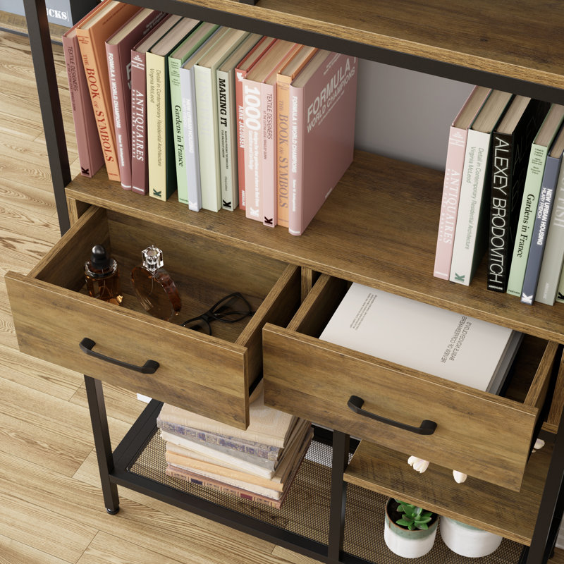 Niamh Bookcase, Rustic Brown