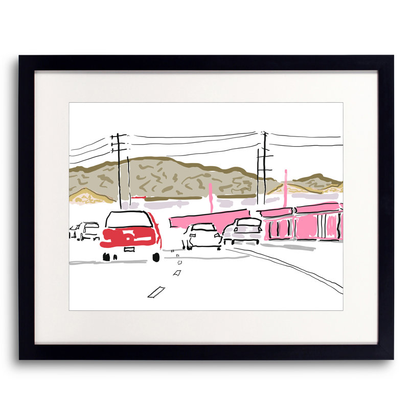 Sunland Print by Deborah Blum, Black Framed Paper, 25.25" H x 31.25" W
