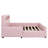 PU Upholstered Platform Bed With Drawer, LED Light Strip&USB Port-1929272844-1929272818