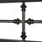 Edmund Open-Frame Metal Headboard with Center Panel-758127988-758127989