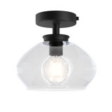 Kinsmon Plug & Play 1-Light Semi Flush Mount in Transitional and Modern Style-9 Inches Tall and 10 Inches Wide