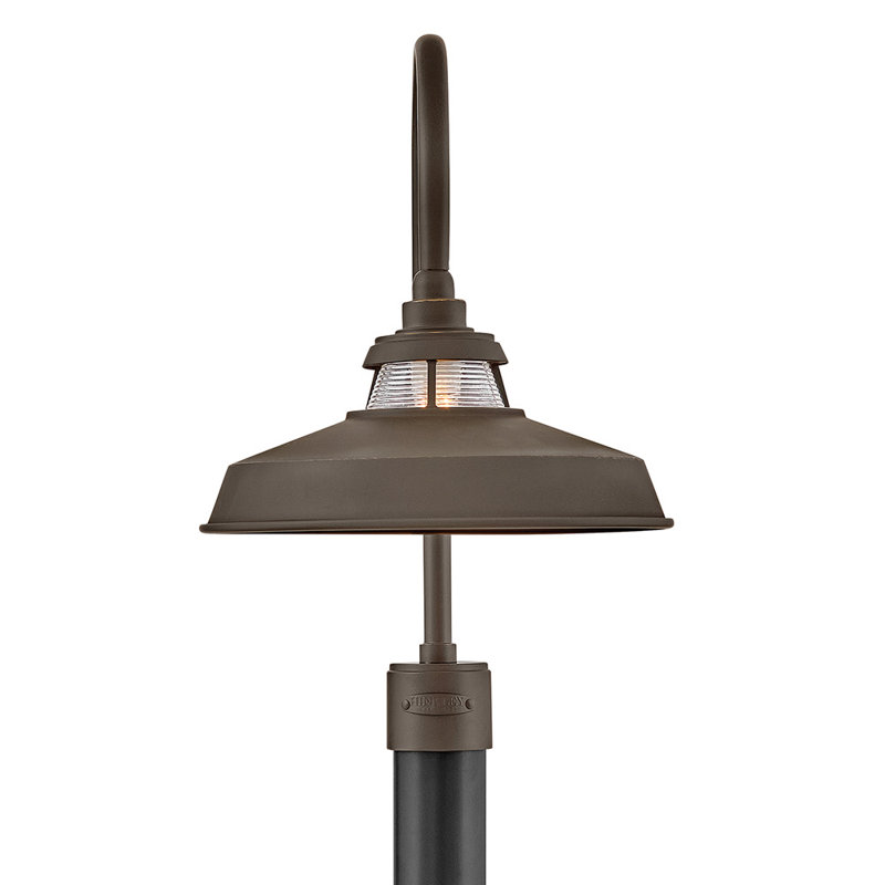 Troyer 1 - Light Pier Mount Lantern, Oil Rubbed Bronze