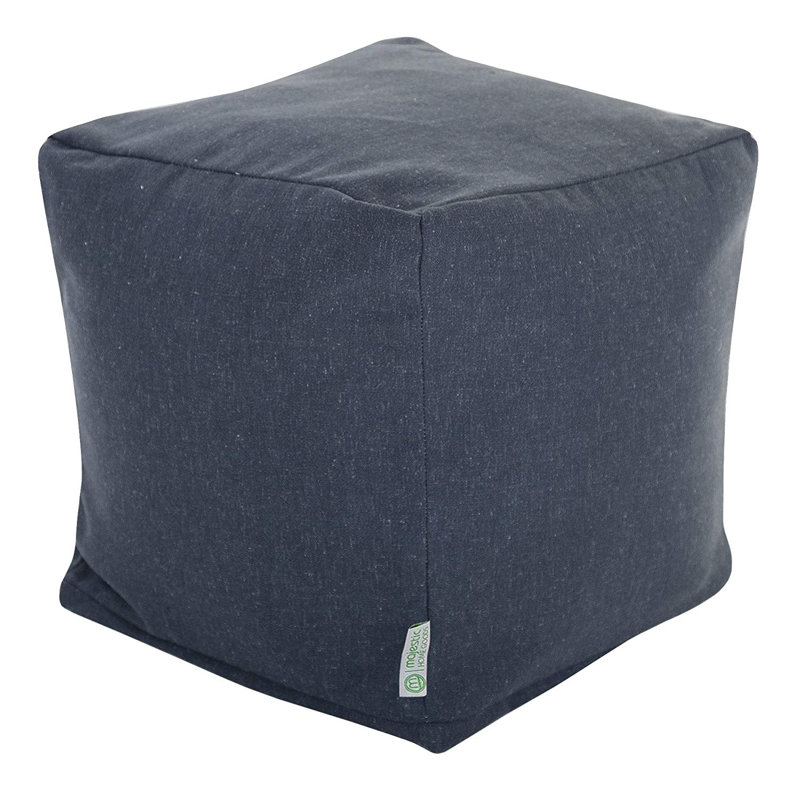 Christy Upholstered Ottoman, Navy