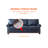 Upholstered Sofa Set