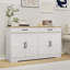 Buffet de rangement, armoire à buffet avec 2 tiroirs et 4 portes, armoire de salle à manger, crédence de bureau-1638364305