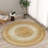 Kayleigh Hand-Braided Jute Area Rug -2000229065
