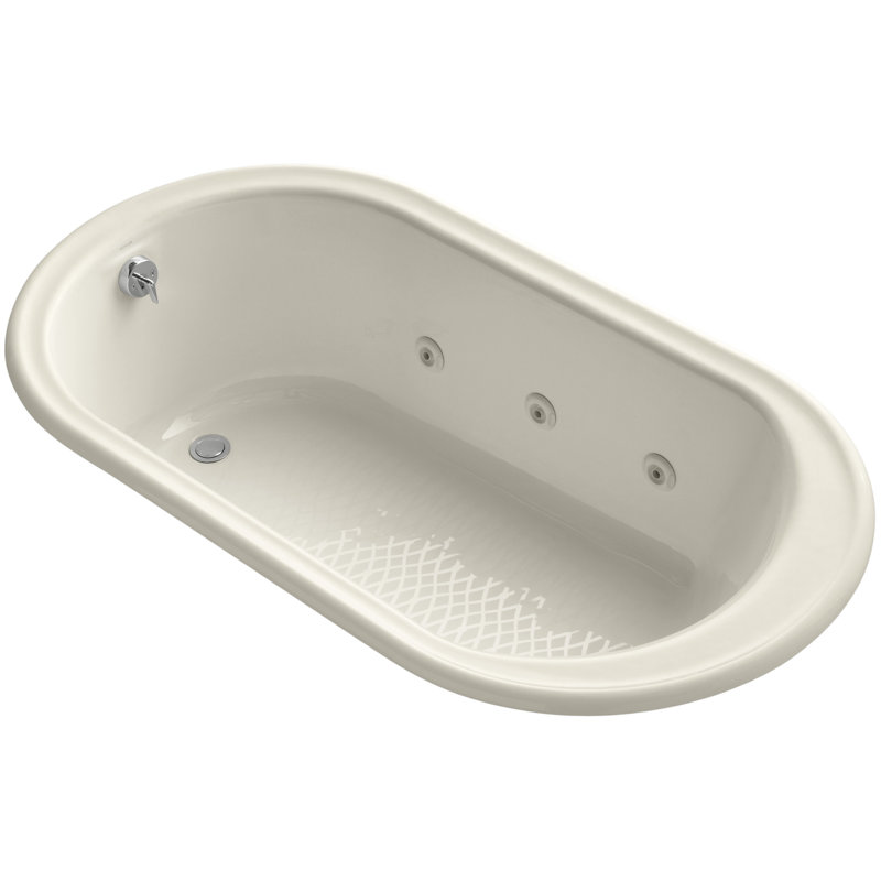 Baignoire tourbillon 66 "x 36" Iron Works, Amande
