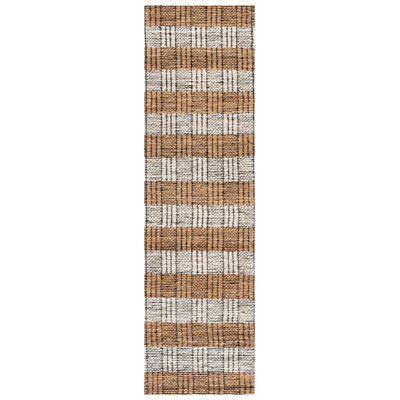 Hand-Woven Striped Performance Rug