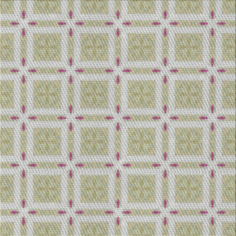 Tapis rose/zone grise à motifs, Carré 3 pi