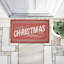 Tapis d'entrée rouge rétro Merry Christmas, par Chad Barrett, 18 po x 30 po