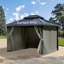 Paroi latérale en polyester pour pavillon de jardin Aoodor-90565559-97531251