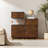 Aivery 38'' W Farmhouse 2 - Drawer Solid Wood Modular  Dresser(Set of 3)-100845479
