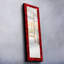 Élégant miroir décoratif avec cadre 100% bois de pin, 15,7 po x 47,2 po | Miroir en verre véritable (épaisseur: 0,2 pouce) | Peinture sur tissu élégante | Idéal pour le salon, la chambre à coucher et le vestibule