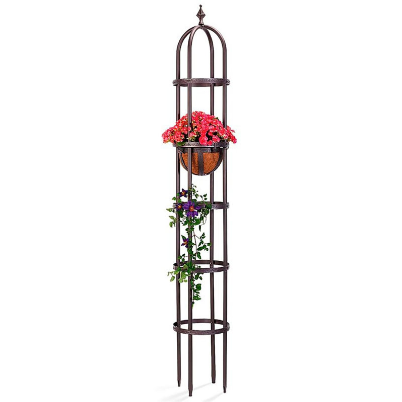 Treillis de jardin Kendra, Bronze, H 84 po x l 11 po x P 14 po