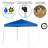Lennon 8' x 8' Pop Up Canopy Tent and 6 Ft. Bi-Fold Table with Carrying Handle-70835434-94572468