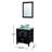 Leftbank 24.8" Single Bathroom Vanity with Mirror-1010452446