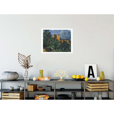 Château Noir, Paul Cézanne, estampe numérique