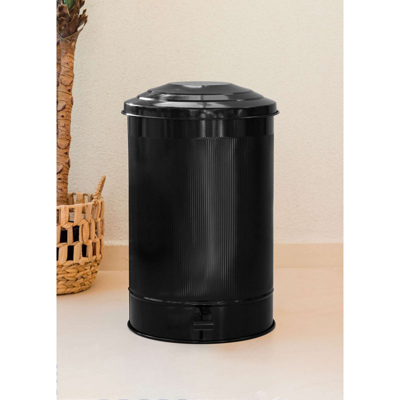 Bac, H 13,78 po x l 12,6 po x P 20,47 po, Noir