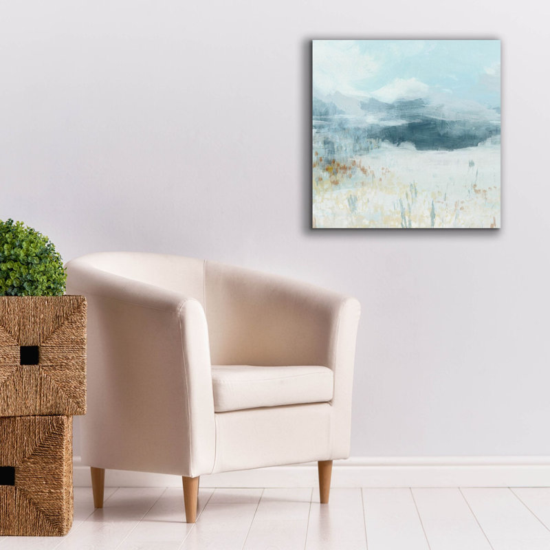  «White Mesa 1» par June Erica Vess, art mural sur toile, 26 po x 26 po, H 26 po x l 26 po