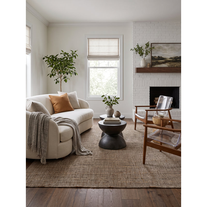 Wabi Sabi Area Rug in Beige/Brown, Rectangle 5' x 8'