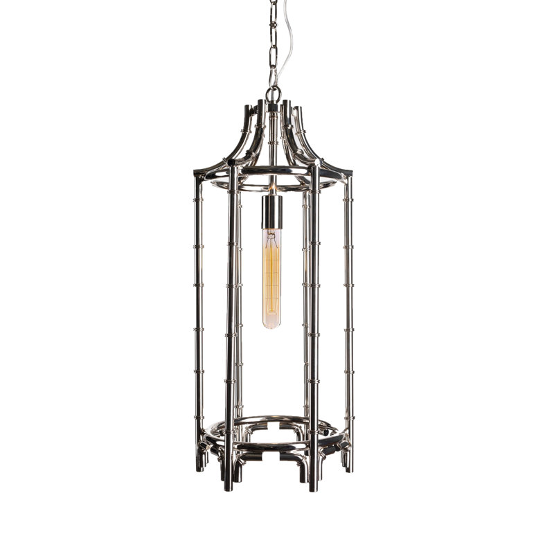 Drumanduff 1 - Light Chrome Lantern Pendant