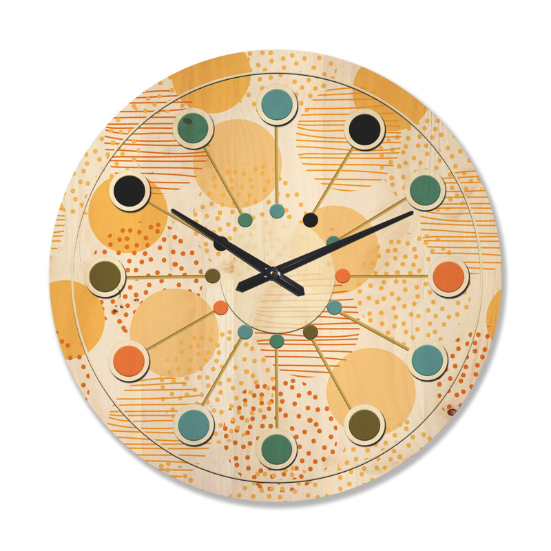 Horloge murale circulaire, Grand