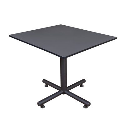 Regency Kobe 48 in. Square X-Base Breakroom Table- Grey