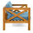 Outdoor Acacia Wood Club Wooden Armchair With Cushions (Set Of 4), Conversation Set,Suitable For Outdoor Gatherings,Teak Finish, Cushion-533434208-533434213